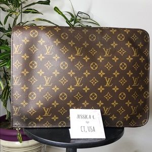 Louis Vuitton Poche Documents Negotiable Price